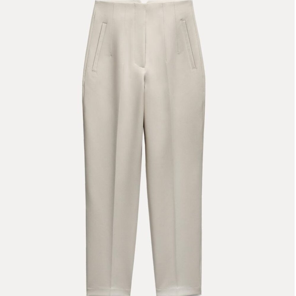 NWOT Zara Pants With A High Waist Size S